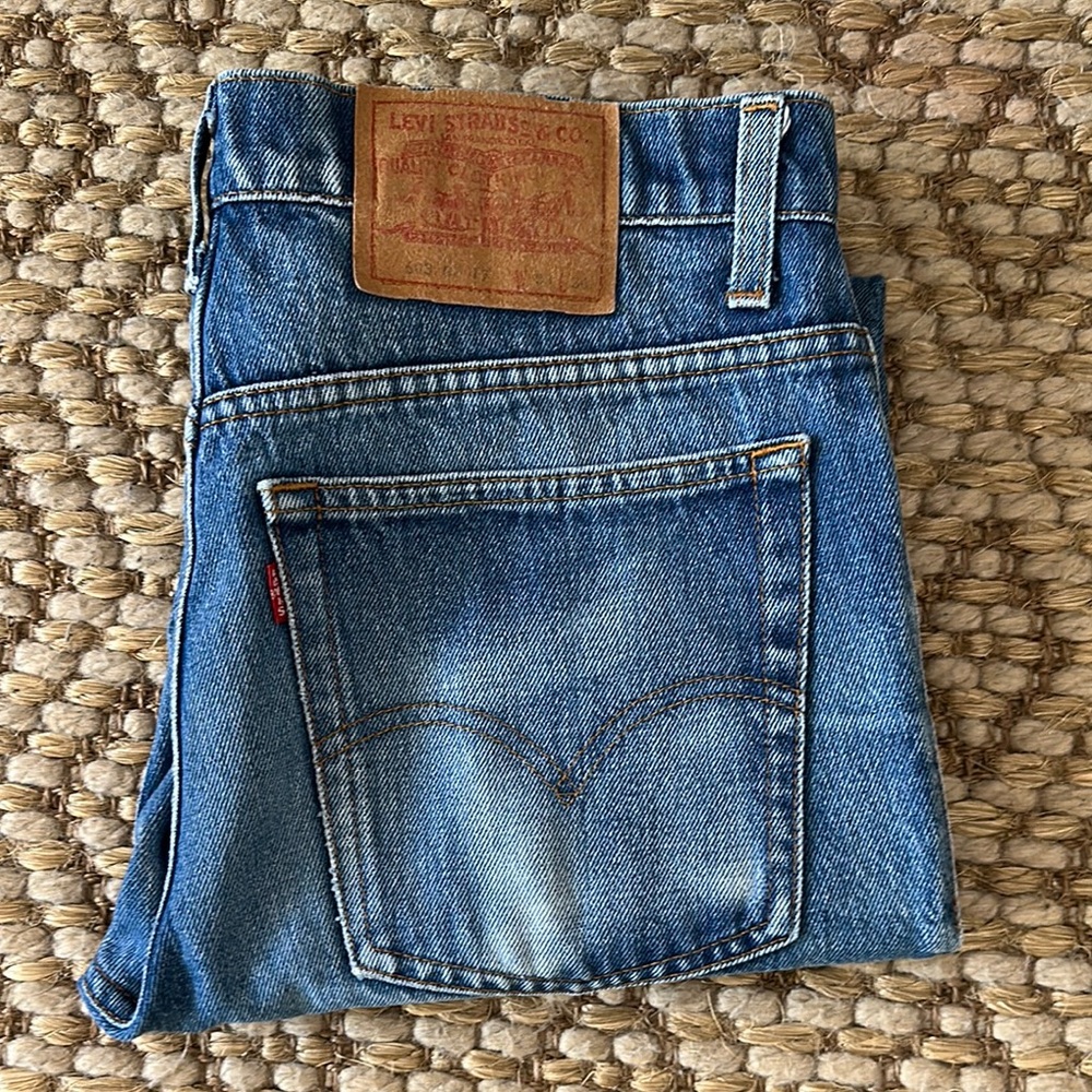 Vintage Levi's 603 straight leg Denim Jeans 27 great fading